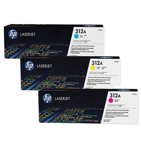 HP Laserjet 312A CMY toner tri-pack