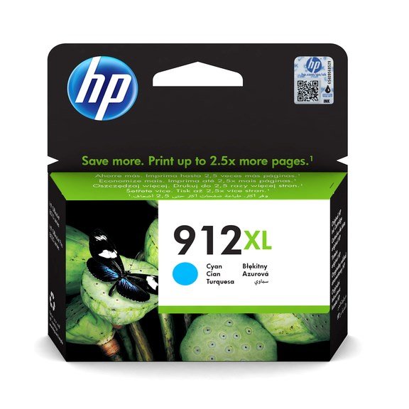 HP No 912XL High Yield Cyan Ink