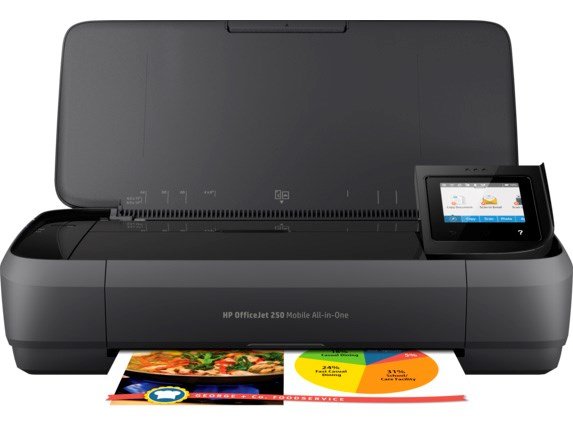 HP Officejet 250 mobile AiO printer