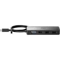 HP USB-C Travel Hub G2, Black