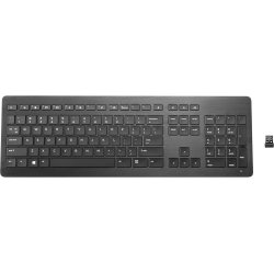 HP Wireless Premium Keyboard, Black (Nordic)