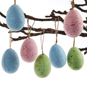 Hngeg med glimmer og snor