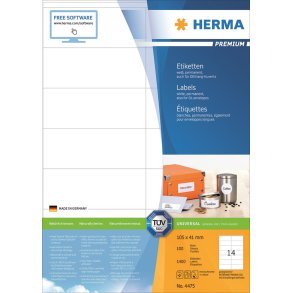 Herma Premium 105x41 100ark
