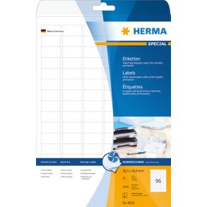Herma etiket Special inkjet 30,5x16,9 (2400)