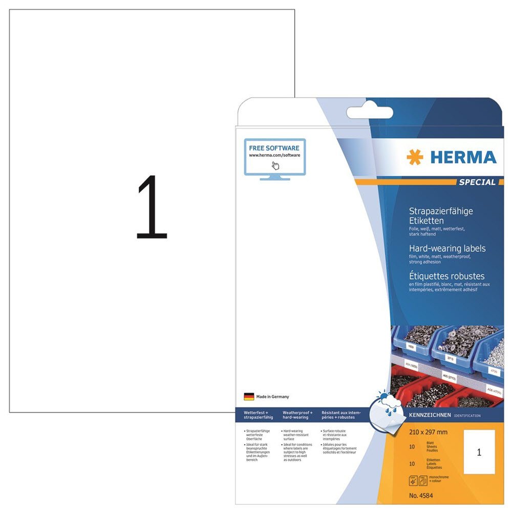 Herma etiket film ekstra strk 210x297 mat (10)