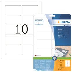 Herma labels 83,8x50,8 hvide 25 ark