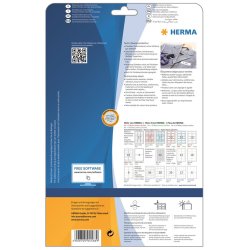Herma navneetiket tekstil aftagelig 88,9x33,8 hvid
