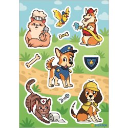 Herma stickers Decor bedste venner (3)