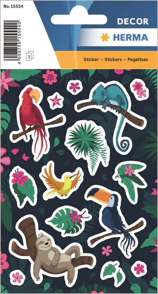 Herma stickers Decor tropiske dyr (3)