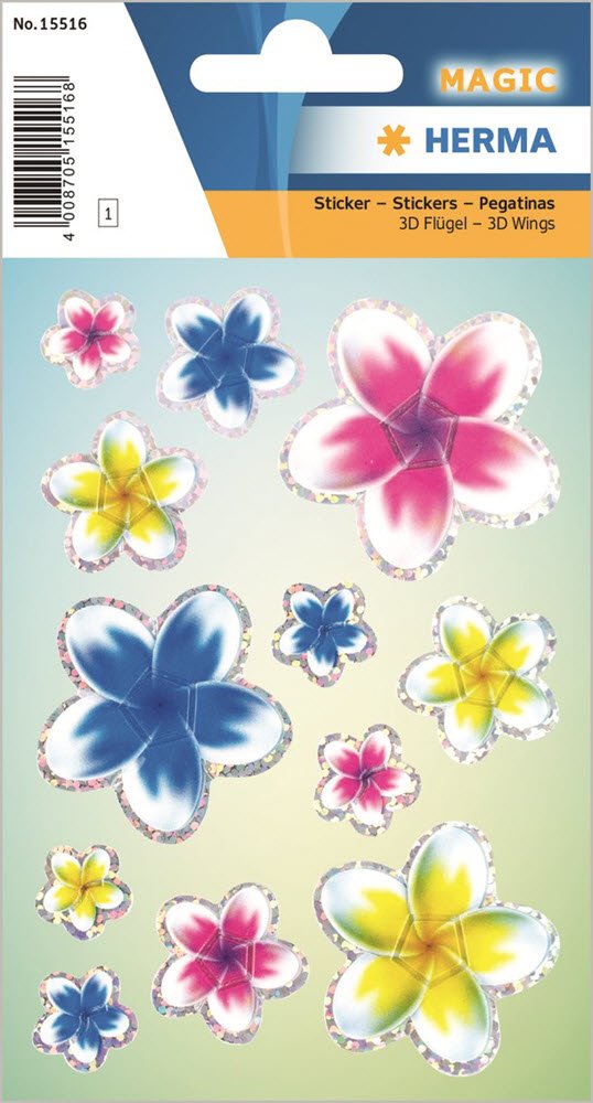 Herma stickers Magic blomster 3D (1)