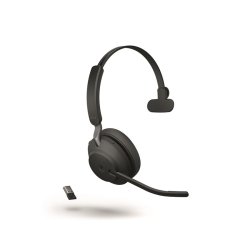 Jabra Evolve2 65 USB-A MS Headset, Black (MONO)