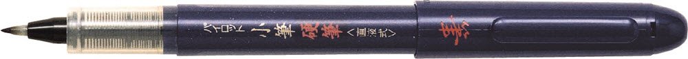 Kalligrafipen m/htte V-Sign hrdt spids sort