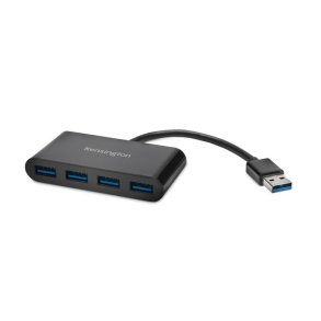Kensington UH4000 USB 3.0 4-Port Hub, Black