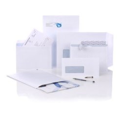 Konvolut C4p selvklbende U/rude 100g 500stk