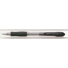 Kuglepen m/klik Super Grip 0,7 sort