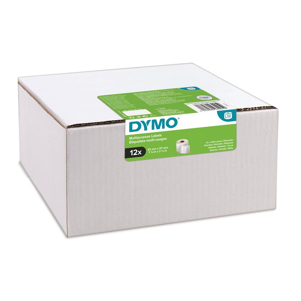 Label Multi 32x57mm remov white (12x1000)