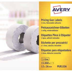 Labels 26x12 G1 White 10-rolls