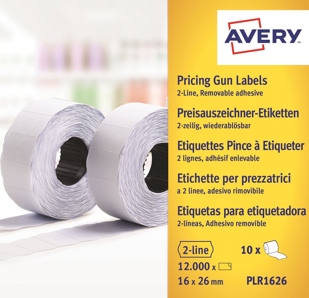 Labels 26x16 G1 White 10-rolls