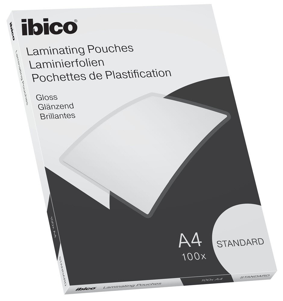 Lamineringslomme basic standard 125my A4 (100)