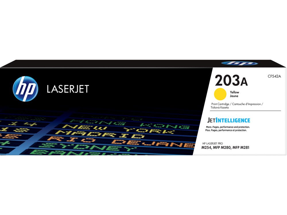 LaserJet 203A yellow toner