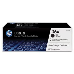 LaserJet CB436A black toner(2) dual-pack