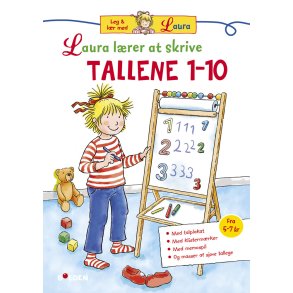 Laura lrer at skrive tallene 1-10