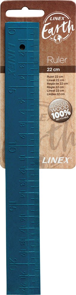 Linex earth ruler blue