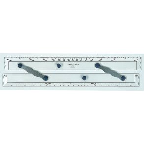 Linex parallel lineal A1615M 38cm transparent