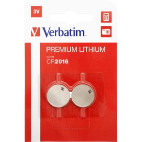 Lithium Battery Cr2016 3V 2 Pack