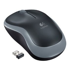 Logitech M185 Wireless Mouse swift grey
