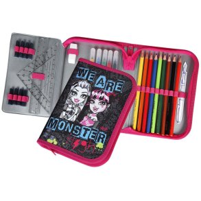 Monster High Fyldt Penalhus 30 dele