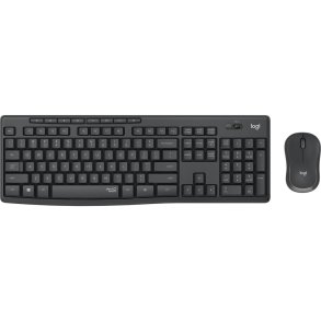 MK295 Silent Wireless Combo Desktop set Graphite