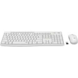 MK295 Silent Wireless Combo Desktop set Off White