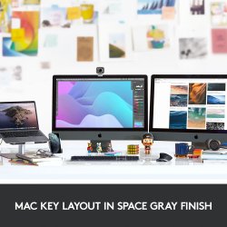 MX Keys for Mac Wireless Illum. Keyb. Space Grey