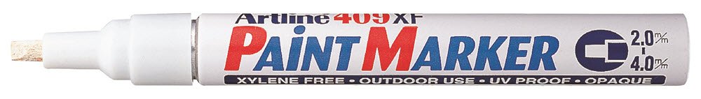 Marker Artline 409XF Paint hvid