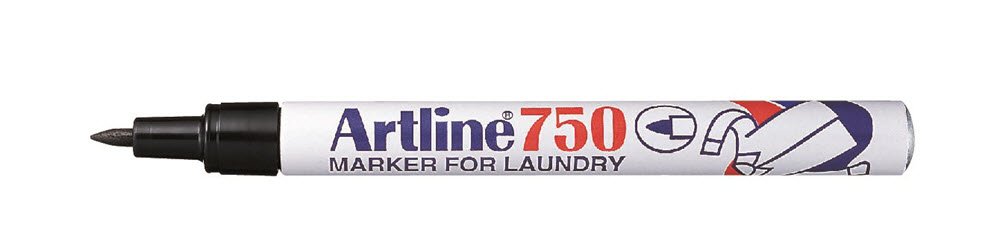 Marker Artline 750 Tekstil sort