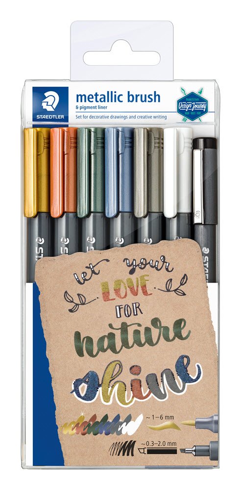 Staedtler Marker Brush Metalic 7 stk.