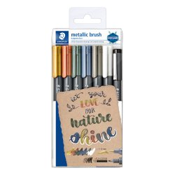 Staedtler Marker Brush Metalic 7 stk.