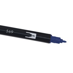 Marker Tombow ABT Dual Brush 569 jet blue