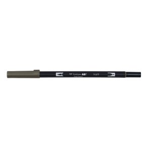 Marker Tombow ABT Dual Brush N49 warm gray 8