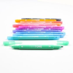 Marker Tombow TwinTone pastel 0.3/0.8 (12)