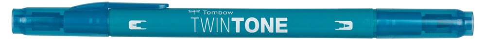 Marker Tombow TwinTone turquoise blue 0,3/0,8