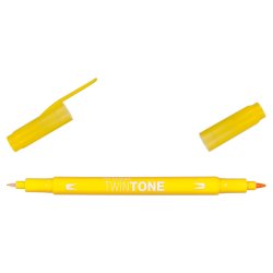 Marker Tombow TwinTone yellow 0,3/0,8