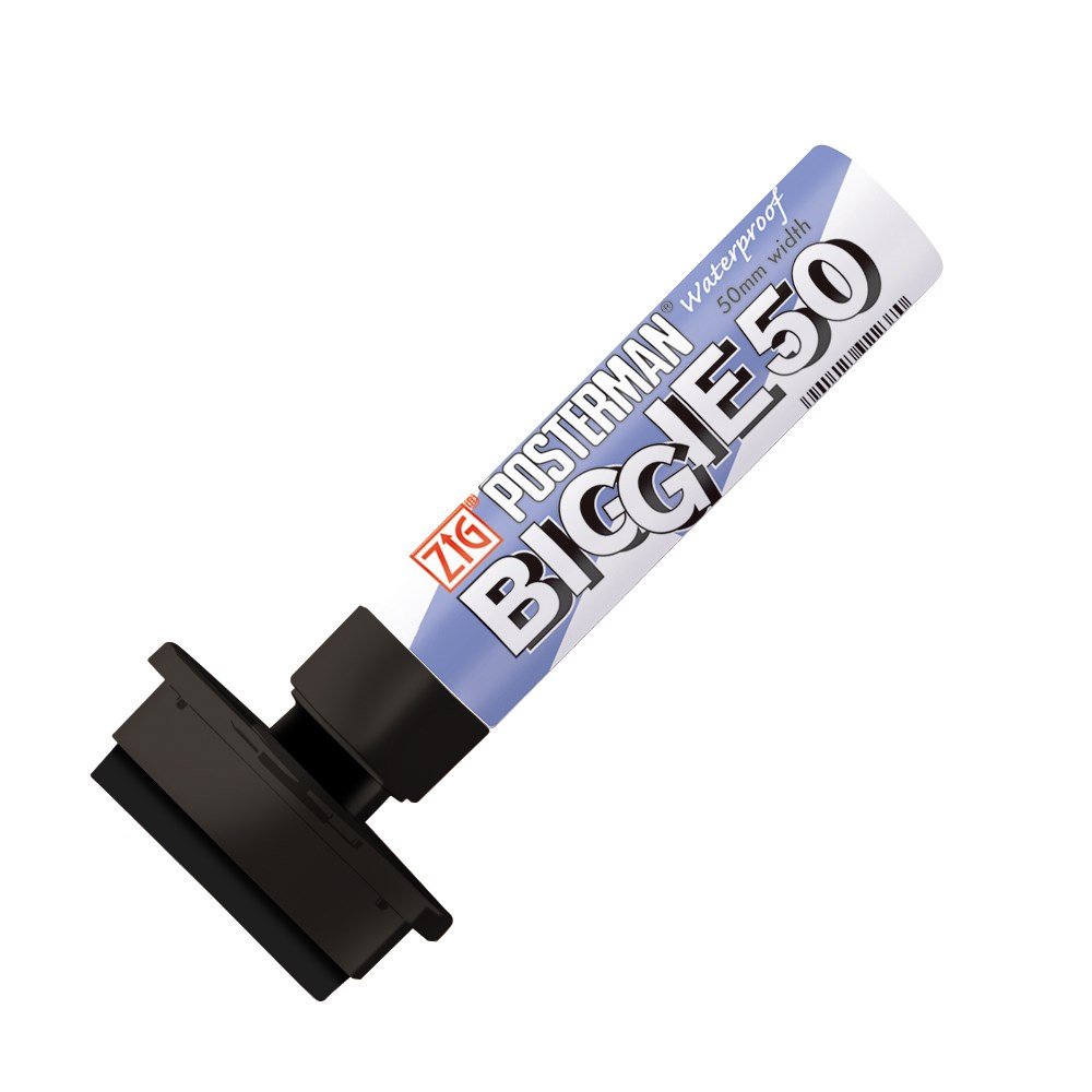 Marker ZIG Posterman Biggie 50mm sort