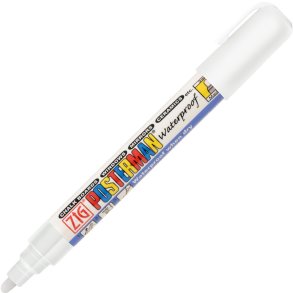 Marker ZIG Posterman Medium 2mm hvid