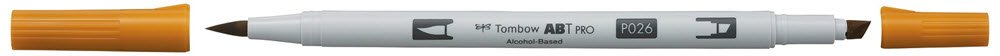 Marker alc ABT PRO Dual Brush 026 yellow gold