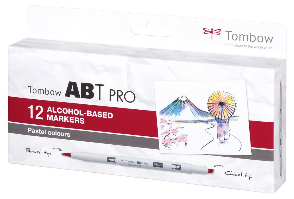 Marker alc ABT PRO Dual Brush 12P-2 pastel colours