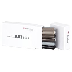 Marker alc ABT PRO Dual Brush 12P-3 grey colours