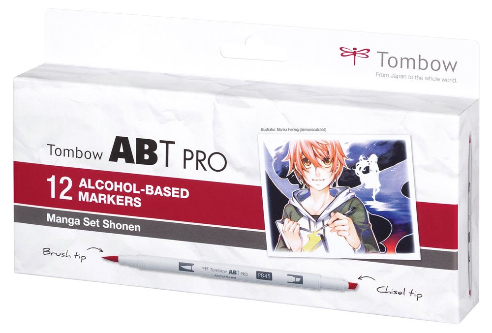 Marker alc ABT PRO Dual Brush 12P-5 manga set