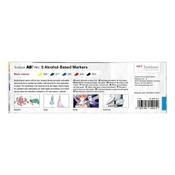 Marker alc ABT PRO Dual Brush 5P-1 basic colours